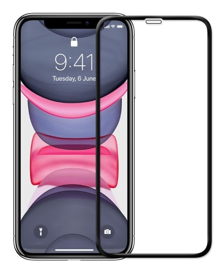 Vidrio Templado Full Cover iPhone 12 Pro Max Case Friendly
