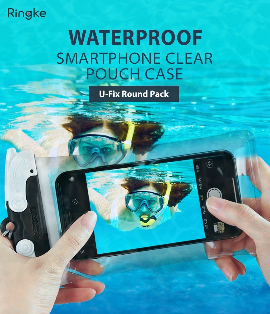 Funda Huawei P30 Pro impermeable para snorkel oficial - Azul