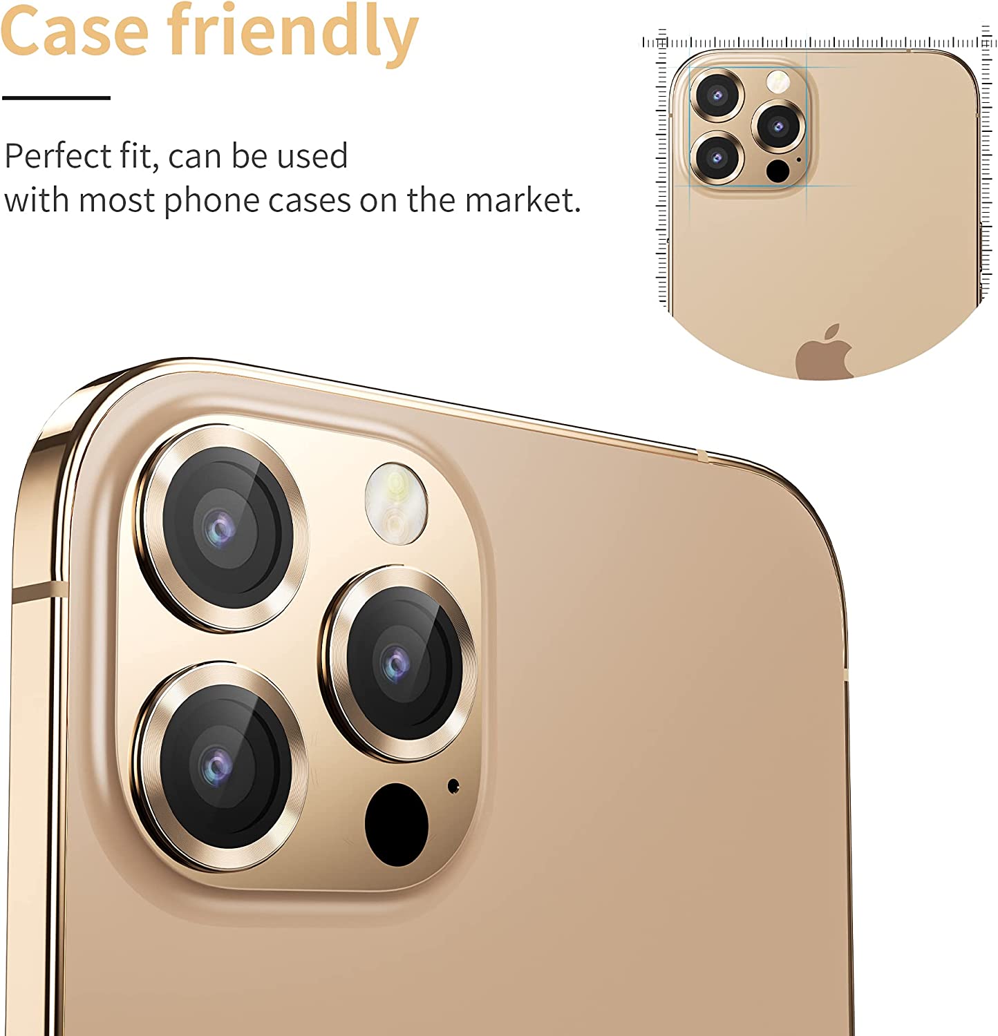 Vidrio Protector Lente De Camara Para iPhone Pro / 13 Pro Max | Slink Premium Cases