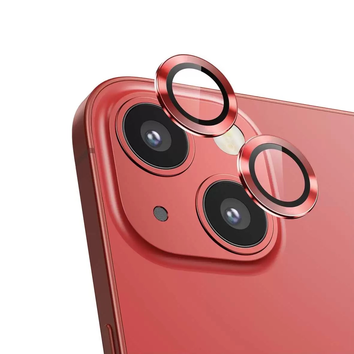Protector de lente de cristal para cámara iPhone 13 Opal Series rojo,  Precio bajo Protector de lente de cristal para cámara iPhone 13 Opal Series  rojo Adquisitivo