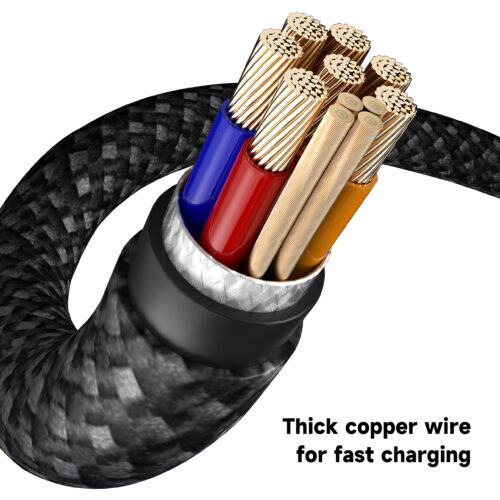 Cable Mallado Carga Rapida y Datos Pd 60w Lito Tipo C A Tipo C 1.2mt - Image 3