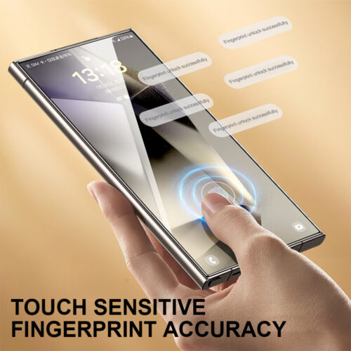 vidrio templado lito ultra thin para samsung s25 ultra apto huella