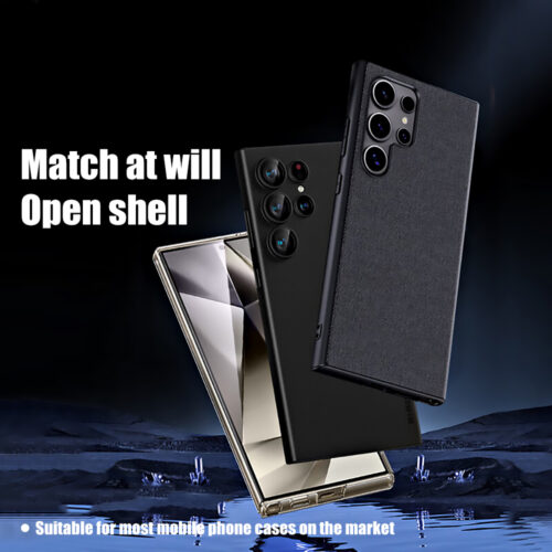 vidrio templado lito magic box para samsung s25 ultra apto huella con aplicador