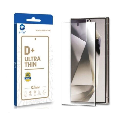 vidrio templado lito ultra thin para samsung s25 ultra apto huella