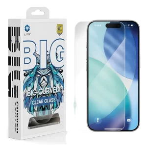 vidrio templado lito big edge sin bordes para iphone 17 pro