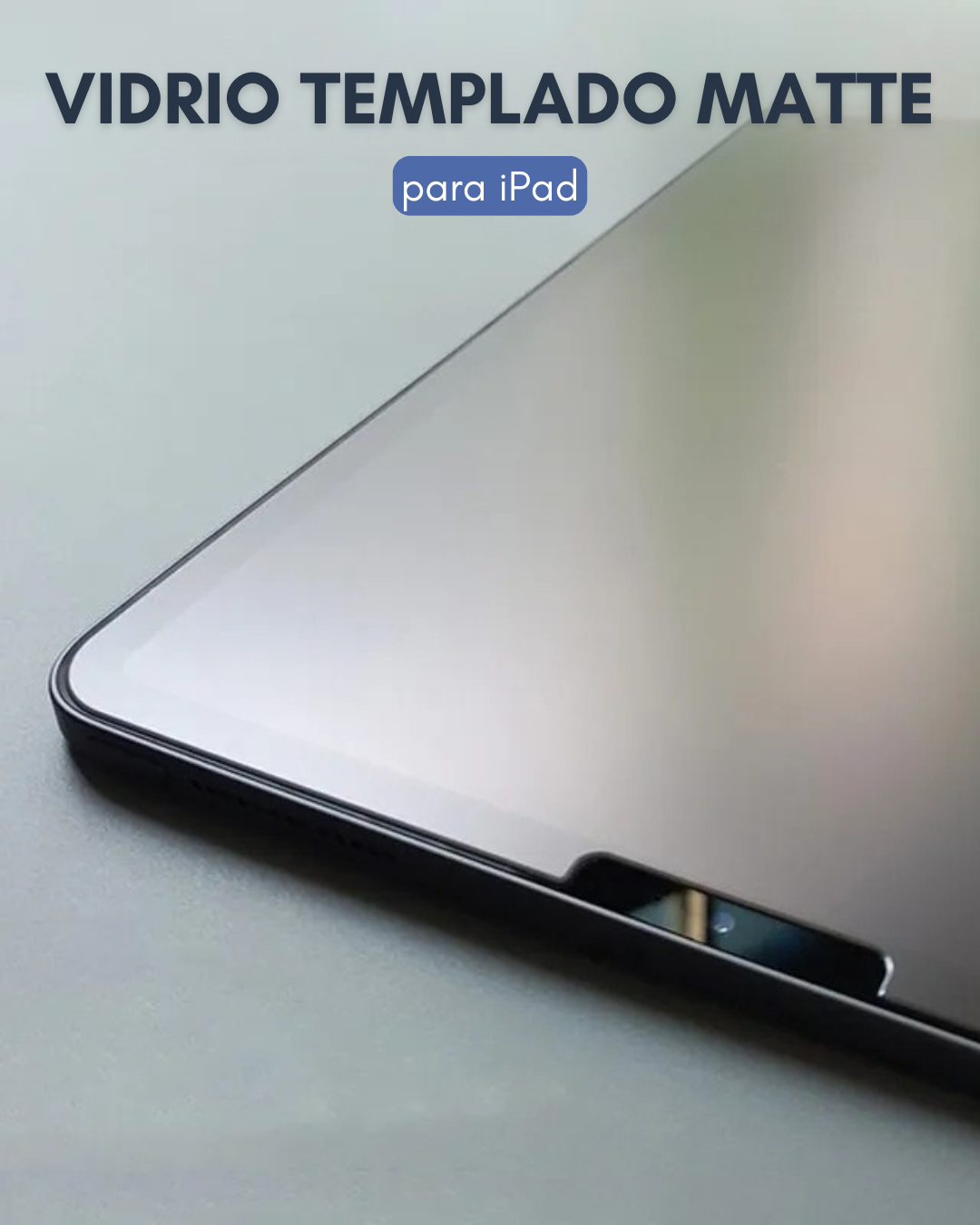 vidrio templado acabado matte lito para ipad 11 2025 a16