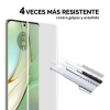 vidrio templado curvo uv glass lito para moto edge 50 fusion