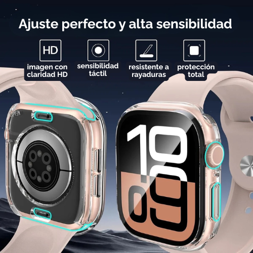 funda para apple watch serie 10 42mm lito sumergible ip68