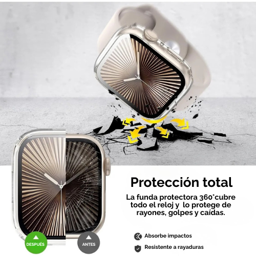 funda para apple watch serie 10 42mm lito sumergible ip68