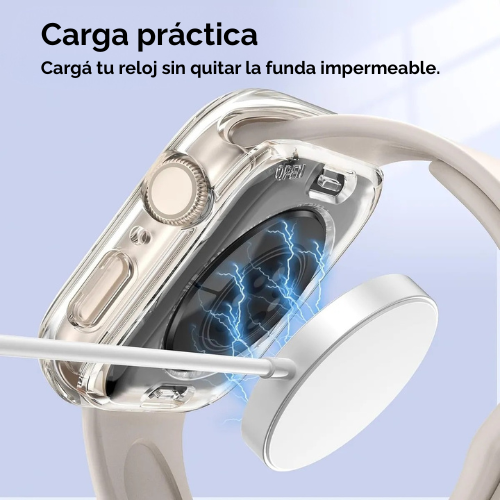 funda para apple watch serie 10 42mm lito sumergible ip68