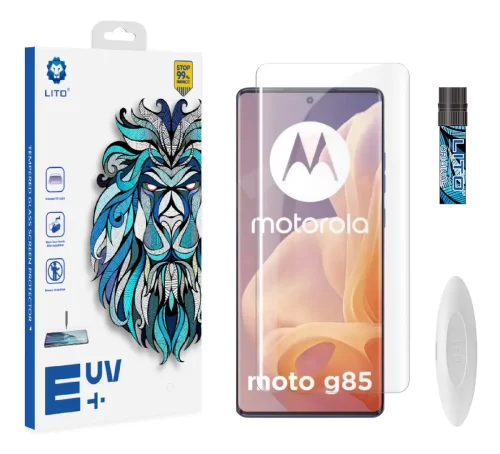 vidrio templado curvo uv glass lito para motorola moto g85