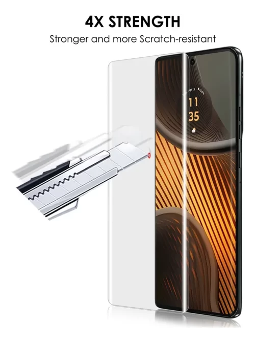 vidrio templado curvo uv glass lito para motorola edge 50