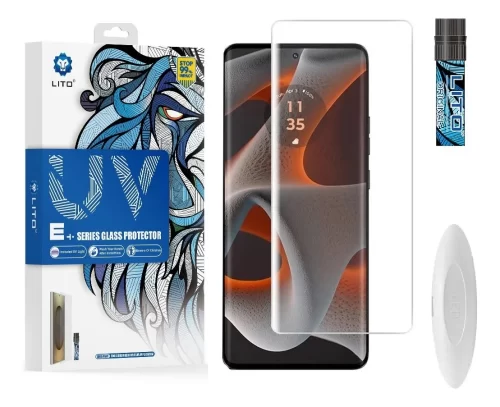 vidrio templado curvo uv glass lito para motorola edge 50