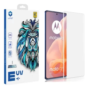 vidrio templado curvo uv glass lito para motorola moto g85