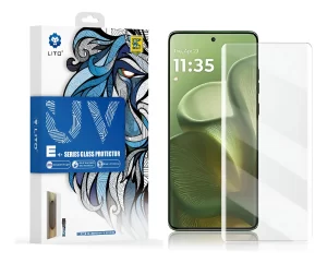 Vidrio Templado Curvo Uv Glass Lito Para Moto Edge 60