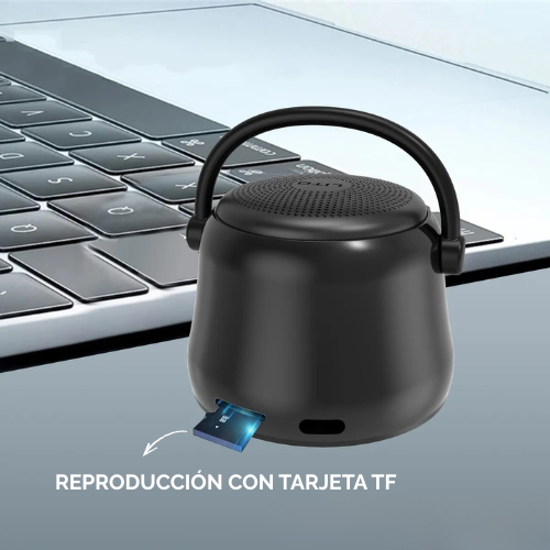 mini parlante inalambrico lito sonido potencia alta calidad negro