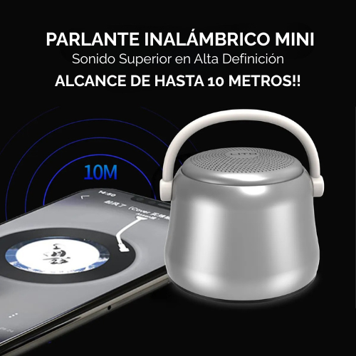 mini parlante inalambrico lito sonido potencia alta calidad negro