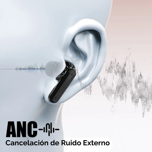 auriculares inalambricos lito cancelacion ruido alta calidad negro