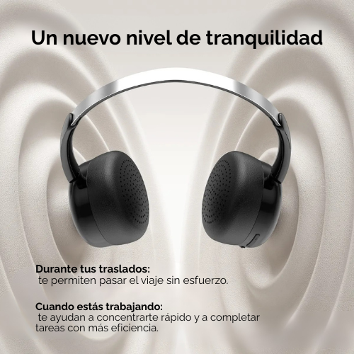auriculares vincha inalambricos lito compactos alta calidad marrón