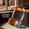 auriculares vincha inalambricos lito compactos alta calidad marrón