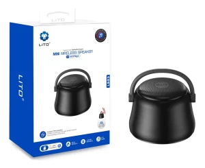 mini parlante inalambrico lito sonido potencia alta calidad negro